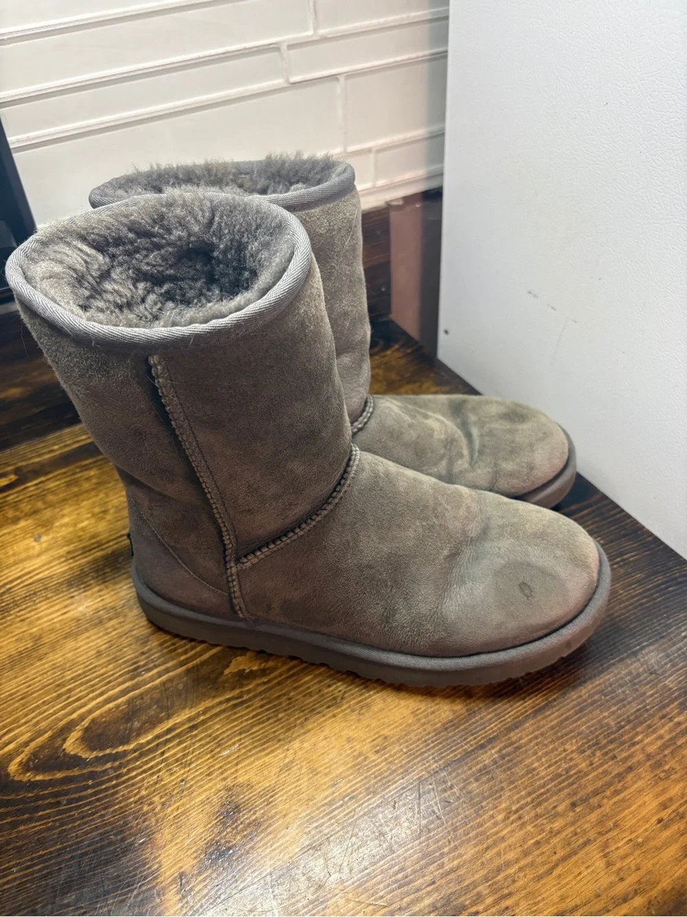 Ugg gray boots size 8